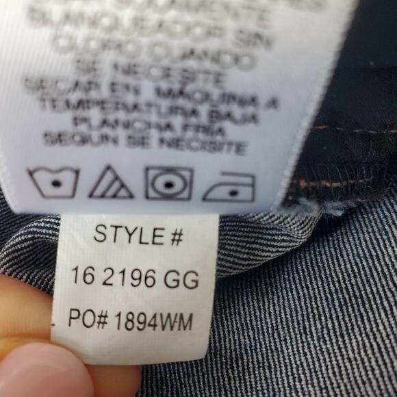 Jordache Vintage Mid Rise Skinny Jeans Size 14 EUC - Picture 7 of 8